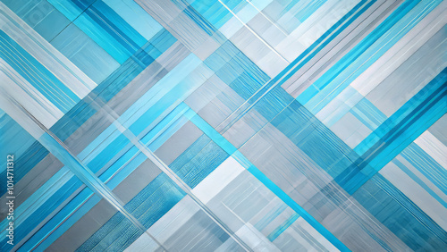 Abstract blue lines create dynamic and modern background, showcasing blend of light and dark shades. This visually striking design is perfect for various creative projects