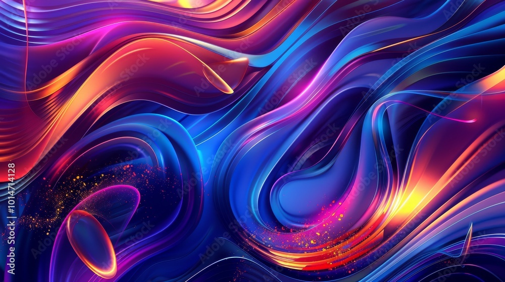 A stunning abstract digital artwork featuring dynamic flowing lines and vibrant neon colors, creating a futuristic and energetic visual experience. A stunning abstract digital artwork featuring dynamic flowing lines and vibrant neon colors, creating a futuristic and energetic visual experience.