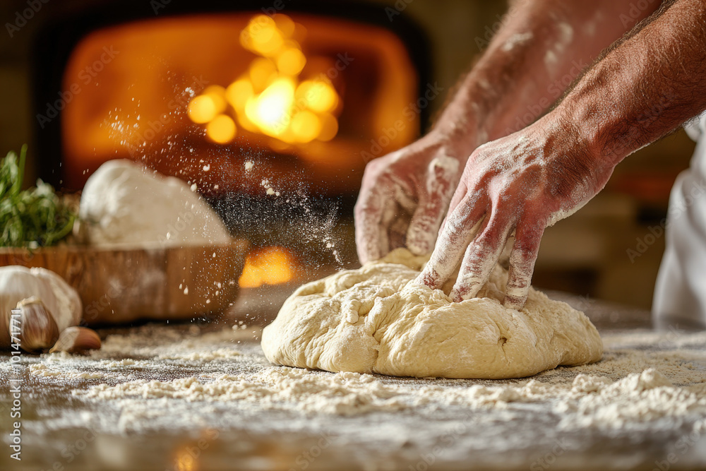 Kneading Dough by Firelight Kneading Dough by Firelight