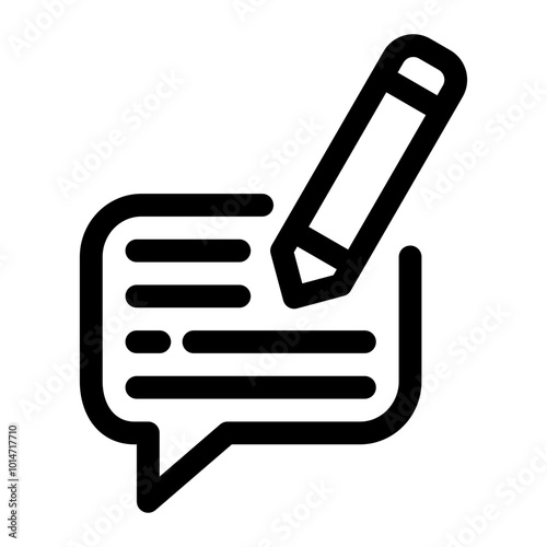 Write comment icon