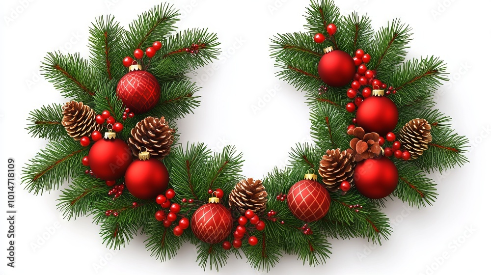 christmas wreath with red ribbon and bow christmas wreath with red ribbon and bow