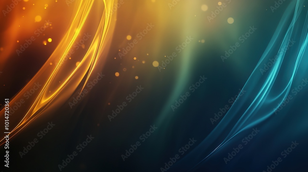 Fototapeta premium Dark pink orange blue color gradient background blurred neon color flow, futuristic banner design, grainy texture effect, Generative Ai