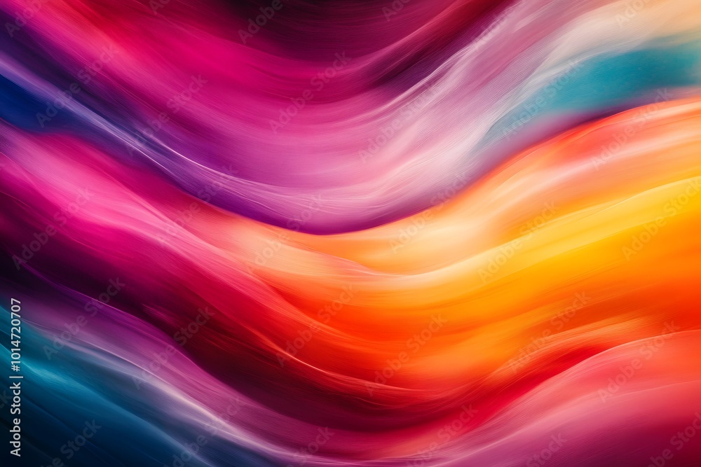 Fototapeta premium Vibrant Abstract Art with Dynamic Color Gradients and Energy
