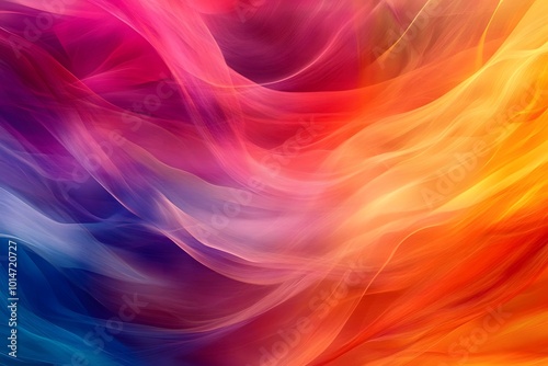 Wallpaper Mural Vibrant Abstract Art with Dynamic Color Gradients and Energy Torontodigital.ca