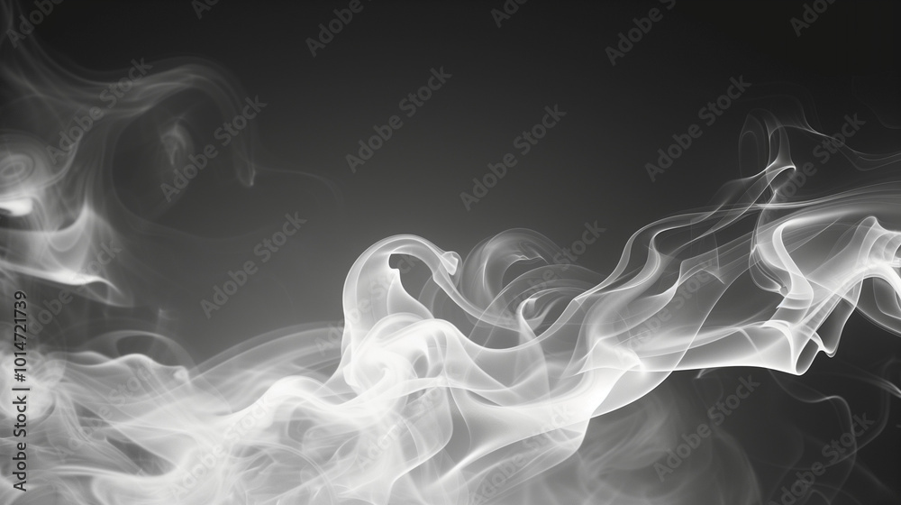 Fototapeta premium Whirling Smoke Symphony