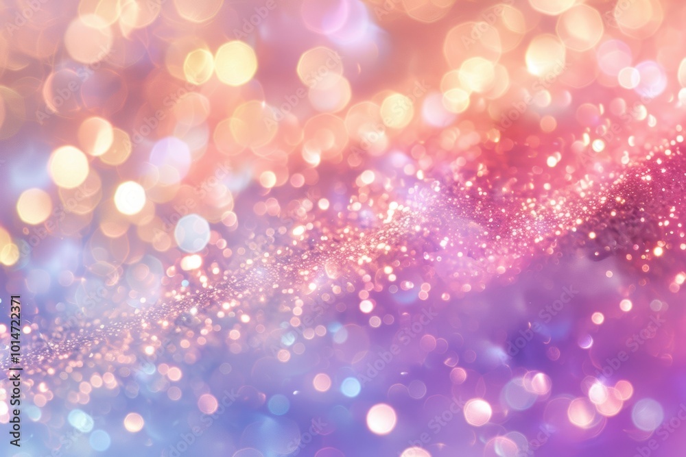 Elegant Abstract New Year's Background with Pastel Gradients and Glittering Bokeh Effects Elegant Abstract New Year's Background with Pastel Gradients and Glittering Bokeh Effects