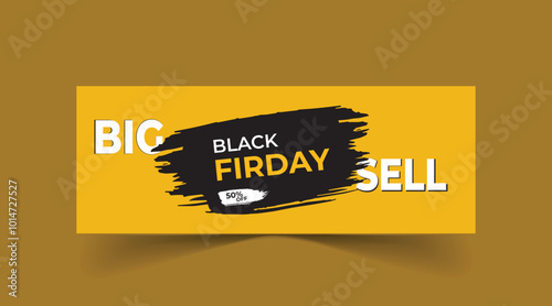 Black Friday social media cover template