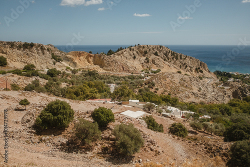 View over Stegna, Rhodes photo