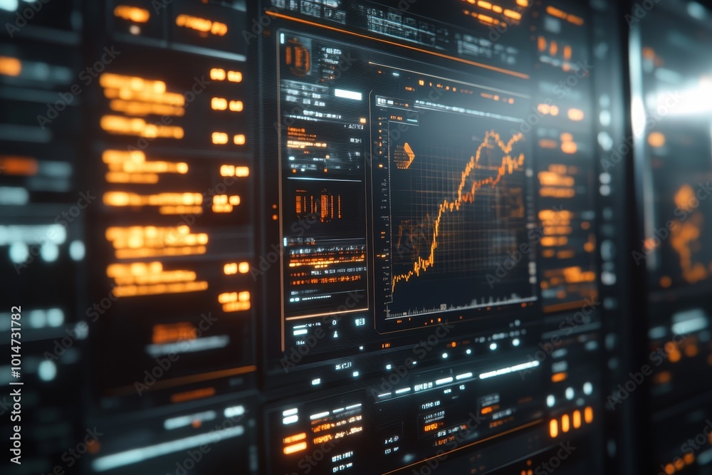 Crypto trading interface with glowing digital graphs and Bitcoin logos on a futuristic display, captured with ultra realism and epic composition for high-tech imagery. Crypto trading interface with glowing digital graphs and Bitcoin logos on a futuristic display, captured with ultra realism and epic composition for high-tech imagery.
