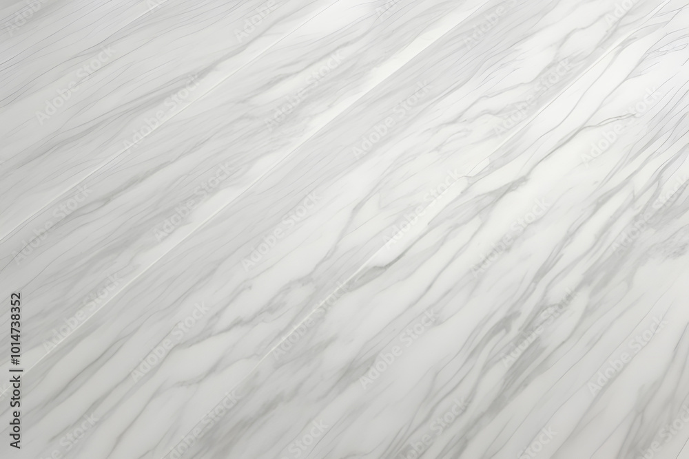 Fototapeta premium Close-up of a white marble texture with gray veining.