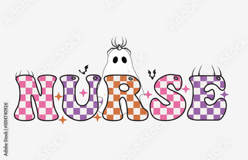 Halloween Nurse T-shirt Design 2024