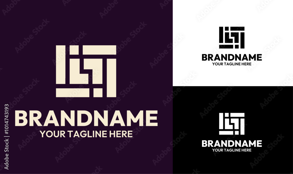 Modern Geometric Logo Design Template for Technology or Software Companies Modern Geometric Logo Design Template for Technology or Software Companies