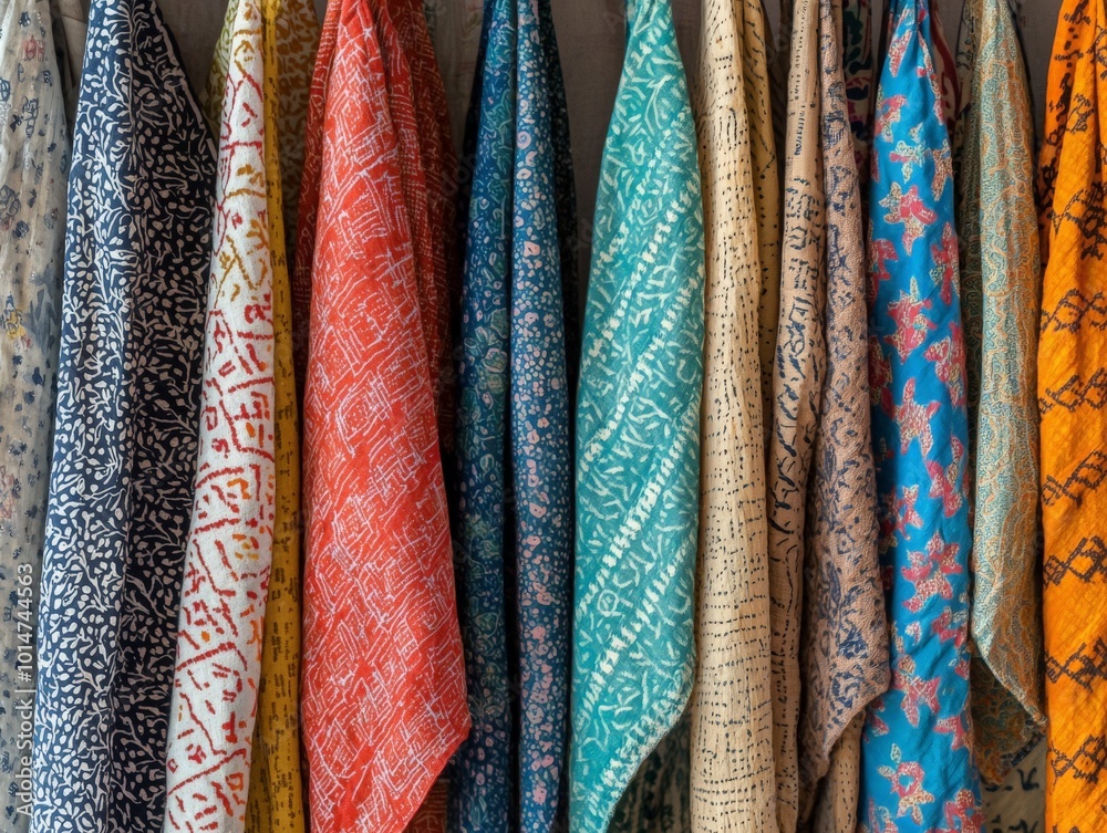 Vibrant Unique Fabrics from Market Collection Vibrant Unique Fabrics from Market Collection