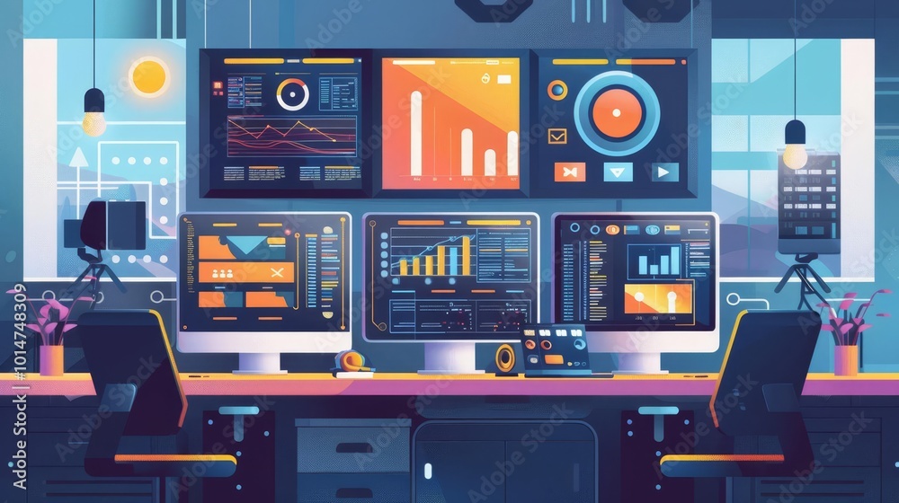 DevOps tools and practices illustrated in a collaborative workspace ...