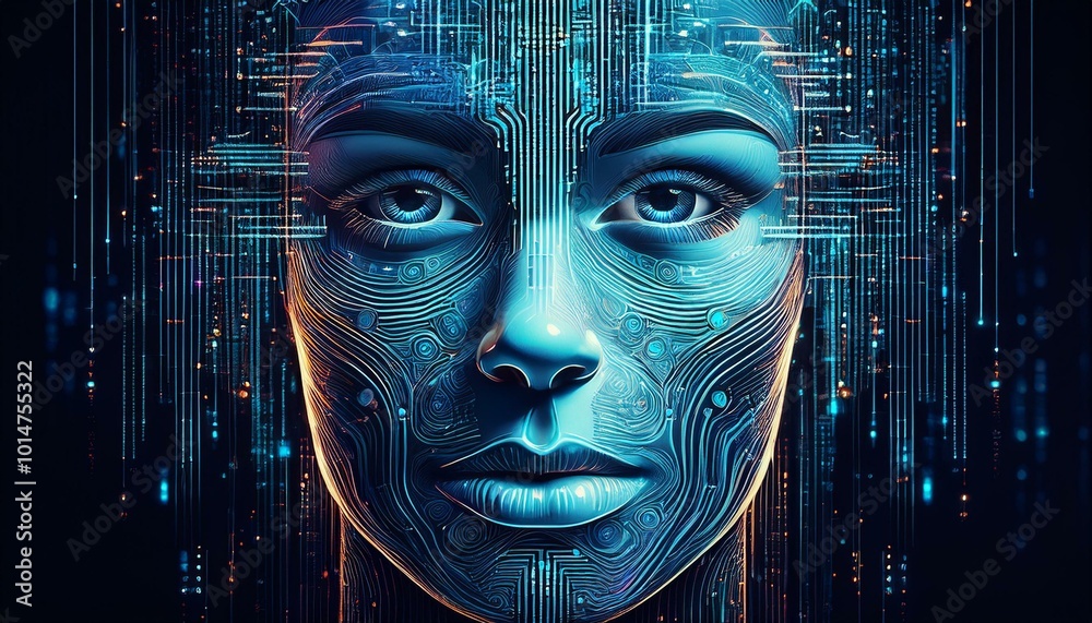 AI-powered healthcare assistant monitoring a patient's vitals in a high-tech hospital room AI-powered healthcare assistant monitoring a patient's vitals in a high-tech hospital room