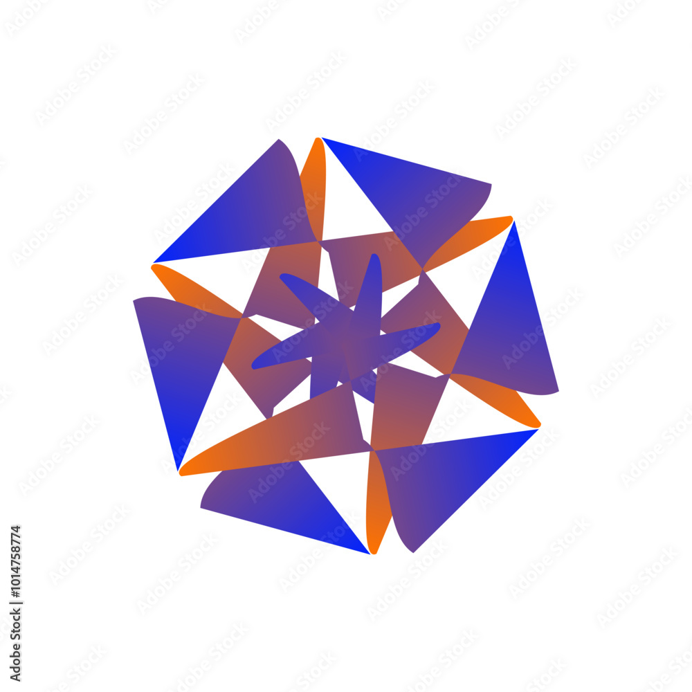 abstract gradient pattern vector eps, circular floral design abstract gradient pattern vector eps, circular floral design