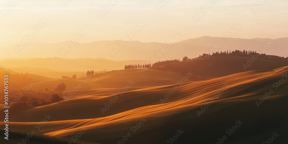 Breathtaking landscape at sunset, showcasing rolling hills bathed in golden light, perfect for nature and travel themes. Breathtaking landscape at sunset, showcasing rolling hills bathed in golden light, perfect for nature and travel themes.