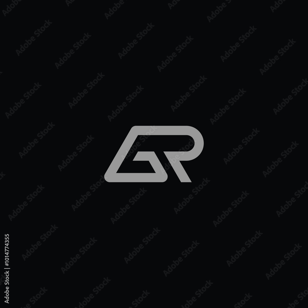 GR or RG letter logo design. Abstract outstanding professional business awesome artistic branding company different colors illustration. GR or RG letter logo design. Abstract outstanding professional business awesome artistic branding company different colors illustration.