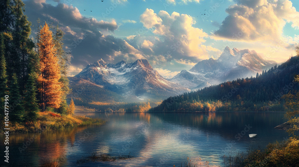 Obraz premium Stunning landscapes showcase nature�s beauty