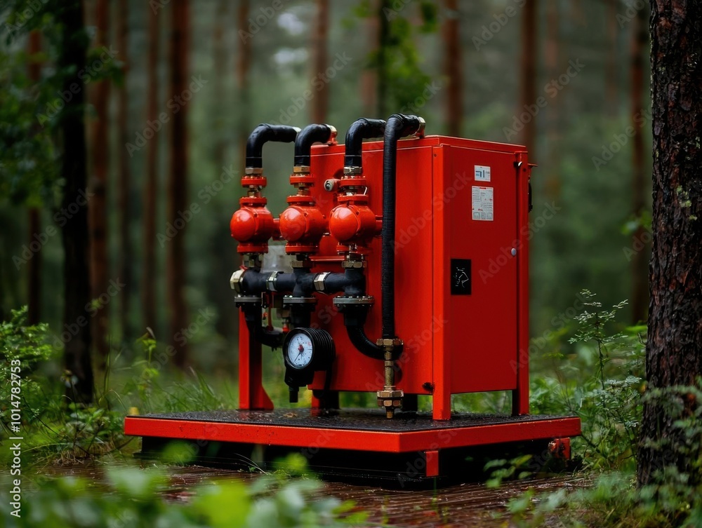 Fire extinguishing through portable fire pumps for remote areas without hydrant access, fire extinguishing, fire pumps