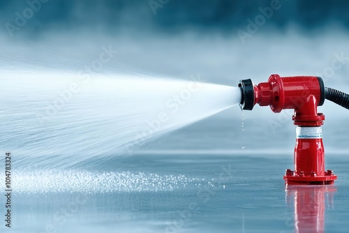 Fire extinguishing using deluge systems for high-hazard areas, flooding with water quickly, fire extinguishing, deluge systems