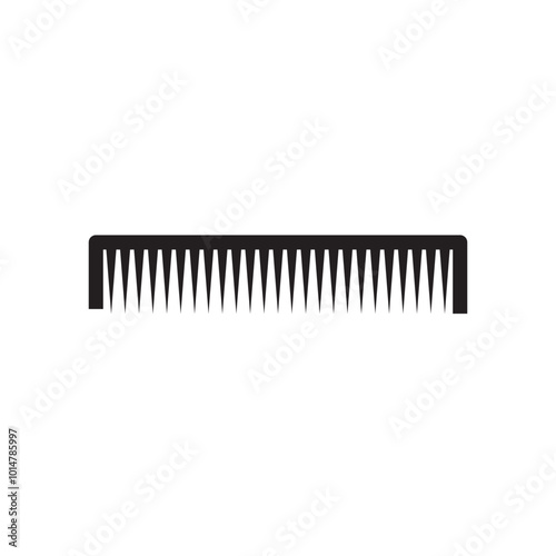 hair comb icon vector eps