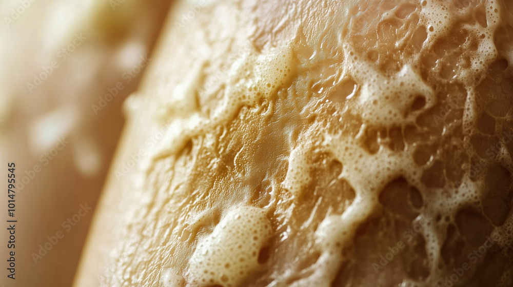 Close-Up of Psoriasis Plaques on Knee with Thick, Scaly Patches of Skin for Dermatology and Skin Care Insights Close-Up of Psoriasis Plaques on Knee with Thick, Scaly Patches of Skin for Dermatology and Skin Care Insights
