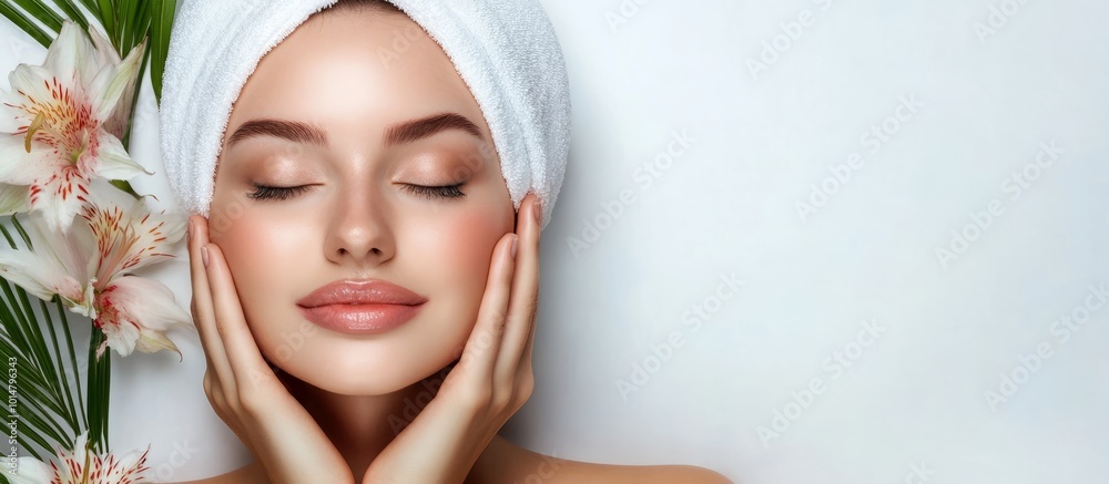 banner for beauty salon. women's beauty. spa salon. skin care cosmetics. hairdresser. self-care concept. banner for beauty salon. women's beauty. spa salon. skin care cosmetics. hairdresser. self-care concept.