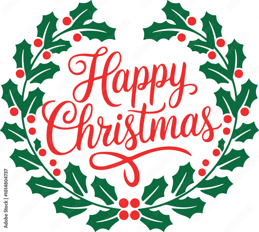 Happy Christmas Vector Happy Christmas Vector