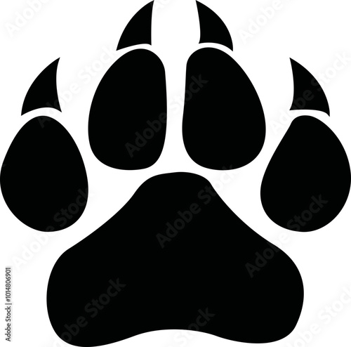 Panther Paw Cricut and Silhouette SVG file