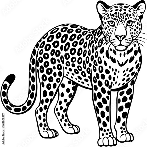 Leopard Vector Illustration Bundle. svg png Bundle,.Digital Download, for Cricut. Engraving.Prints. wild animal print.Set of leopards and tropical leaves. Vector.Leaping Wildcat.Leopard head logotype 