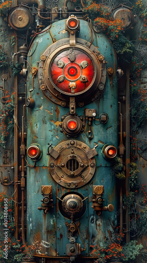 Steampunk Machine: A Futuristic Industrial Design Steampunk Machine: A Futuristic Industrial Design