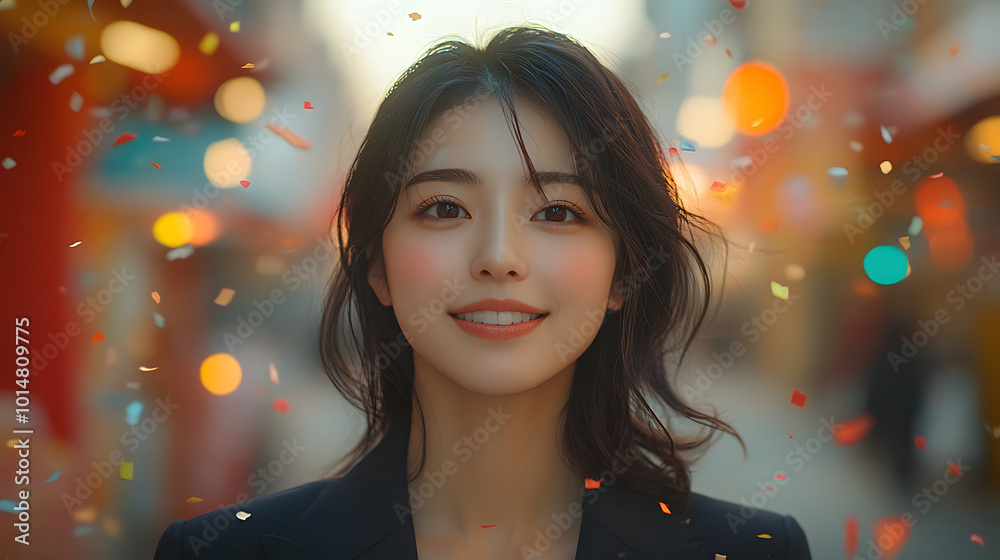A vibrant and dynamic commercial video featuring an Asian woman confidently demonstrating a variety of stylish activewear in an urban setting. The energetic atmosphere is enhanced by upbeat music, sho A vibrant and dynamic commercial video featuring an Asian woman confidently demonstrating a variety of stylish activewear in an urban setting. The energetic atmosphere is enhanced by upbeat music, sho