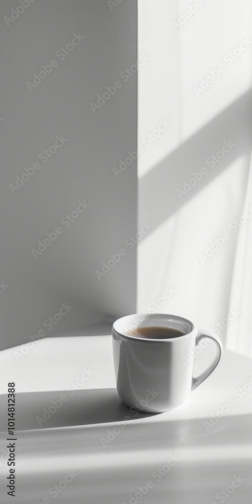 Minimalism in success: one winner's cup on a clean surface. Minimalism in success: one winner's cup on a clean surface.