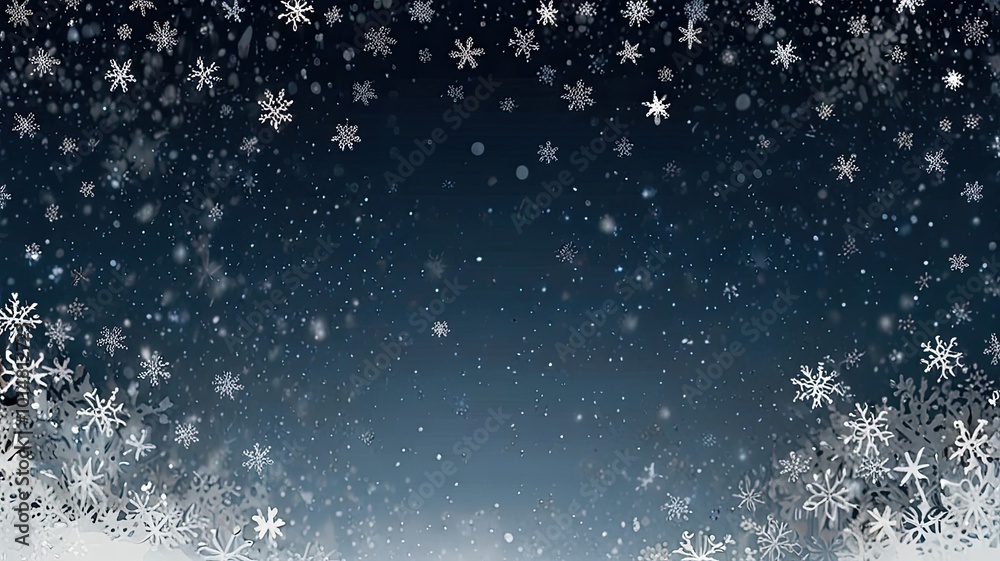 Winter Snow Snowflake Illustration Texture blue background Winter Snow Snowflake Illustration Texture blue background