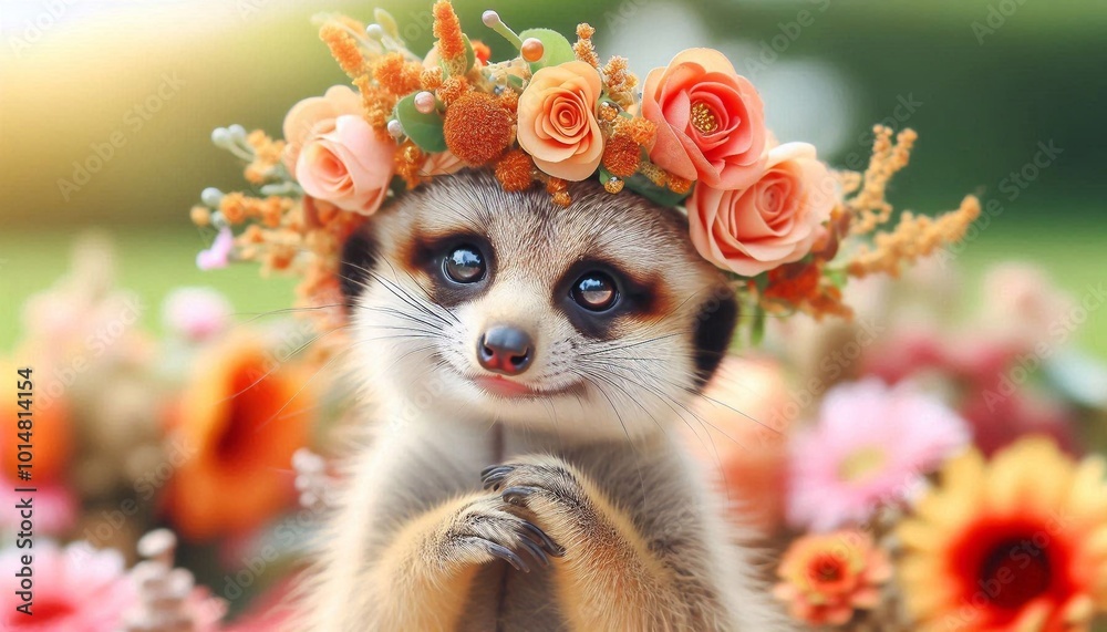 niedliches Erdmännchen niedliches Erdmännchen