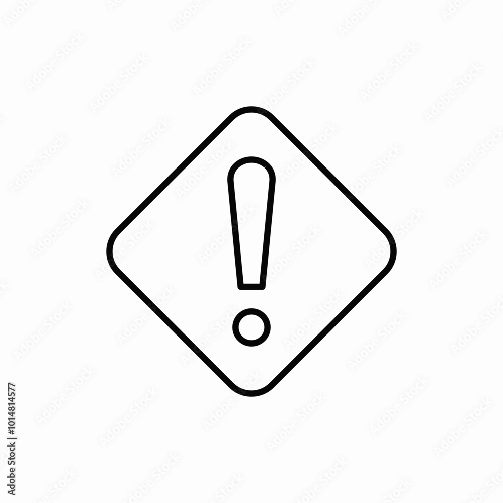 exclamation attention icon sign vector exclamation attention icon sign vector
