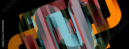 Lines, abstract letter style design background. Geometric vector Illustration For Wallpaper, Banner, Background, Card, Book Illustration, landing page