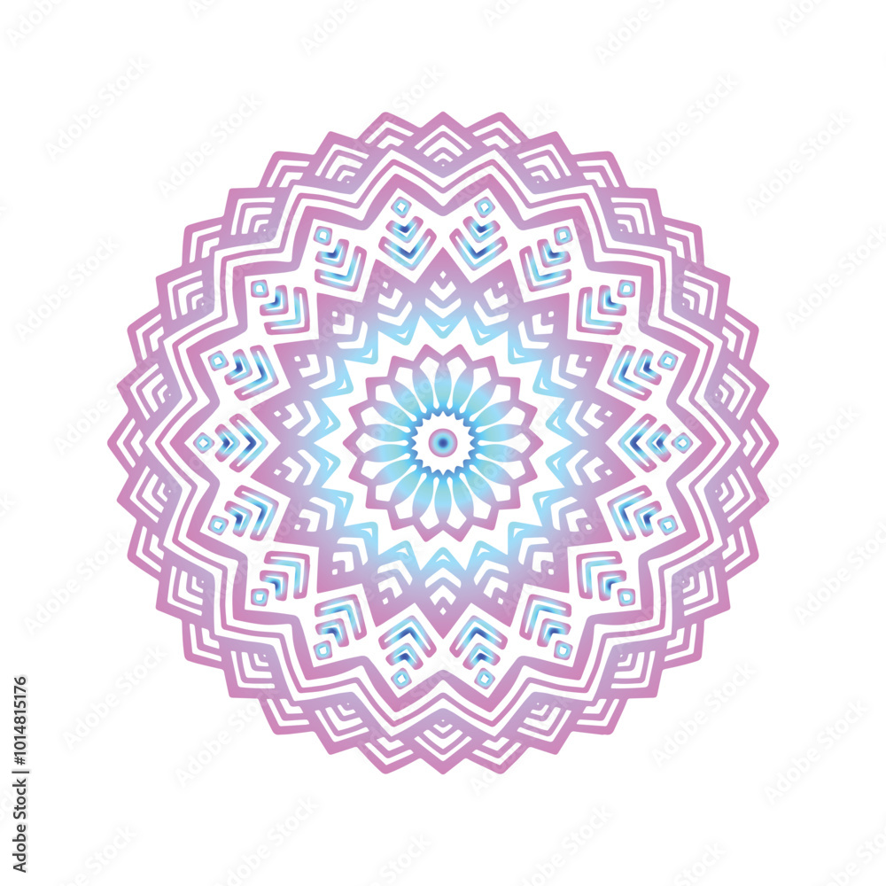 pink mandala vector design pink mandala vector design