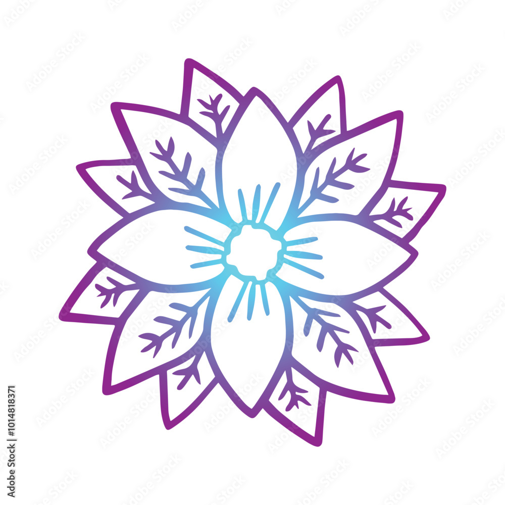 blue mandala vector design blue mandala vector design