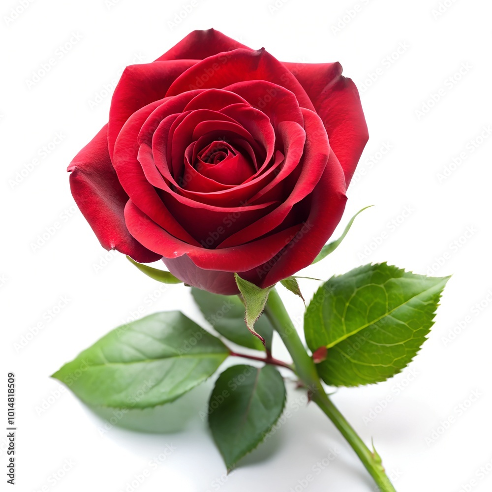 Fototapeta premium single red rose