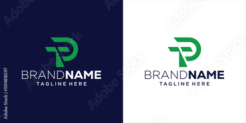 Creative Abstract TP Letter Logo Design, Design Inspiration, Illustration, Vector