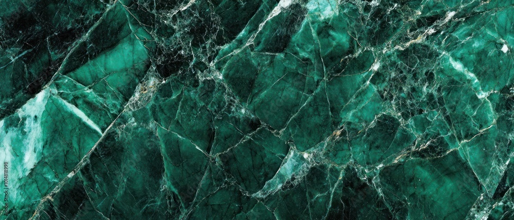 Naklejka premium Emerald Green Marble Texture
