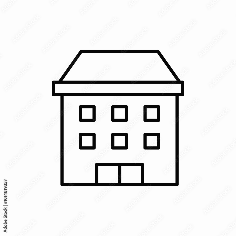 home apartment real estate icon sign vector home apartment real estate icon sign vector