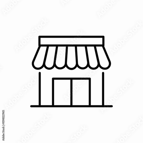 shop store icon sign vector