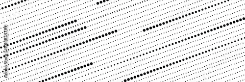 Abstract grunge grid polka dot halftone background pattern. Spotted black and white line illustration. vektor