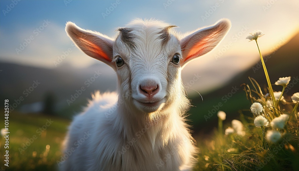 Obraz premium baby goat