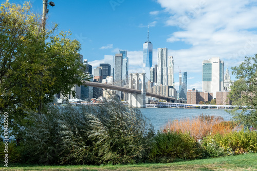 Brooklyn Bridge and Lower Manhattan