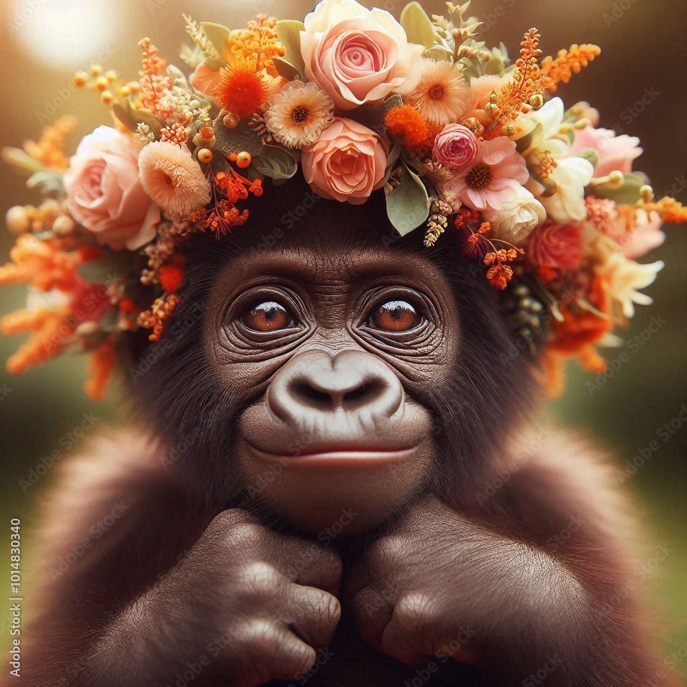 Fototapeta premium Gorilla Baby