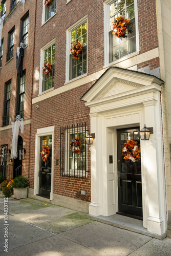 New York City apartment decorated for Halloween